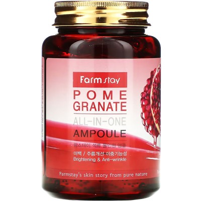 Сыворотка для лица ампульная с экстрактом граната FarmStay Pomegranate All-In-One Ampoule, 250 мл