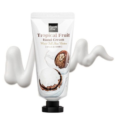 Крем для рук з кокосом та олією ши Tropical Fruit Hand Cream Coconut and Shea Butter 50 ml