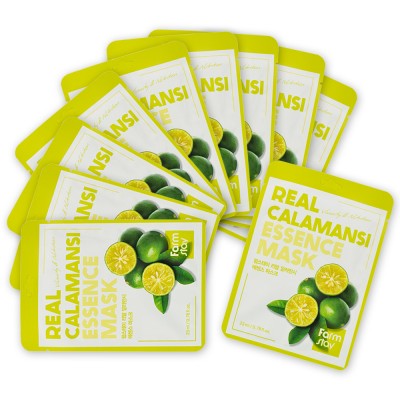 Тканевая маска для лица с экстрактом каламанси FarmStay Real Calamansi Essence Mask, 23мл