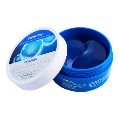 Гідрогелеві патчі під очі з колагеном Farm Stay Collagen Water Full Hydrogel Eye Patch 60шт
