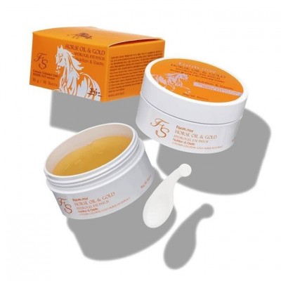 Гидрогелевые патчи под глаза с конским жиром и золотом Farmstay Horse Oil and Gold Hydrogel Eye Patch 60 шт