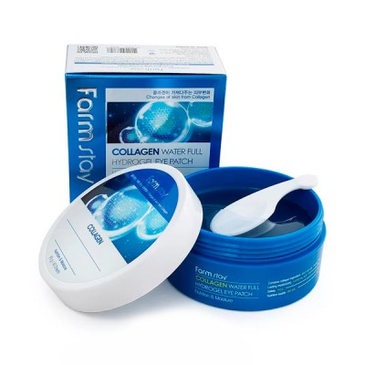 Гідрогелеві патчі під очі з колагеном Farm Stay Collagen Water Full Hydrogel Eye Patch 60шт