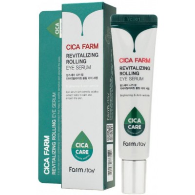 Сыворотка для кожи вокруг глаз FarmStay Cica Farm Revitalizing Rolling Eye Serum 25 ml