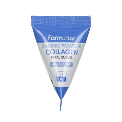 Скраб для обличчя FarmStay Baking Powder Collagen Pore Scrub, 7г