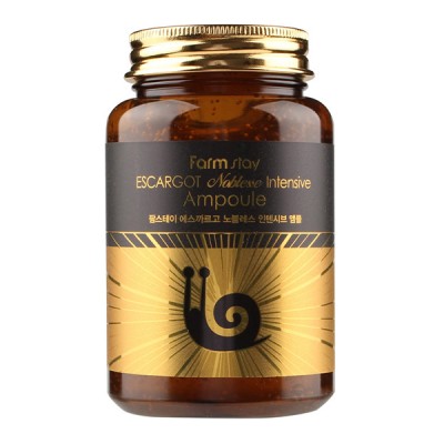 Сыворотка для лица с муцином улитки FarmStay All In One Escargot Noblesse Intensive Ampoule