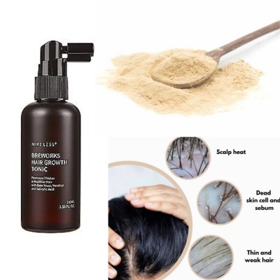 Тонік для росту волосся з екстрактом дріжджів Nine Less Breworks Hair Growth Tonic 100ml