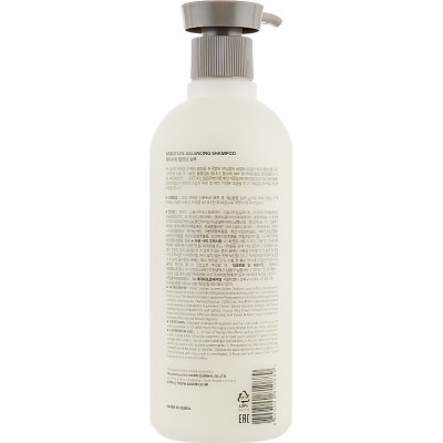 Шампунь для волос бессиликоновый увлажняющий La'dor Moisture Balancing Shampoo, 530 мл