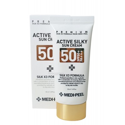 Солнцезащитный крем Medi-Peel Active Silky Sun Cream SPF50+PA+++