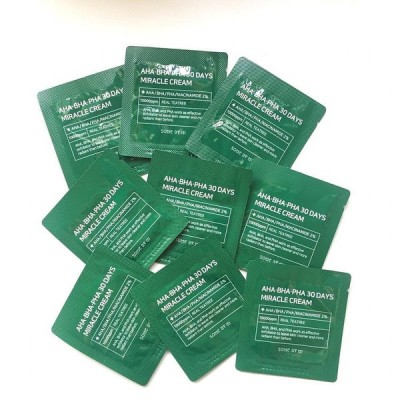 Кислотний крем для проблемної шкіри Some By Mi AHA-BHA-PHA 30 Days Cream Sample 1 мл, пробник