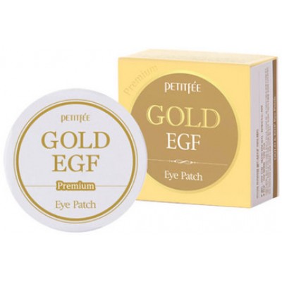 Гидрогелевые патчи для глаз Petitfee Premium Gold & EGF Eye Patch 60шт