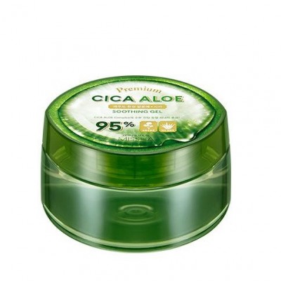 Многофункциональный гель для тела успокаивающий с алоэ Missha Premium Cica Aloe Soothing Gel 300 ml