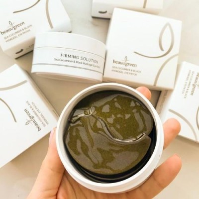 Гідрогелеві патчі Beauugreen Sea Cucumber & Black Hydrogel Eye Patch з екстрактом морського огірка 60шт