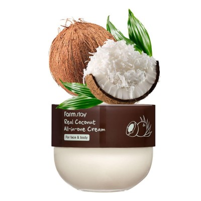 Крем для тела с кокосом FarmStay Real Coconut All-In-One Cream, 300 мл