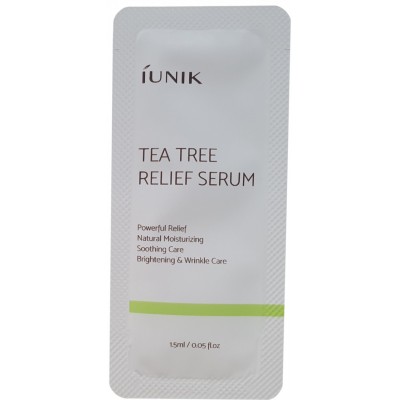 Пробник сироватки з чайним деревом для проблемної шкіри Iunik Tea Tree Relief Serum 1.5ml