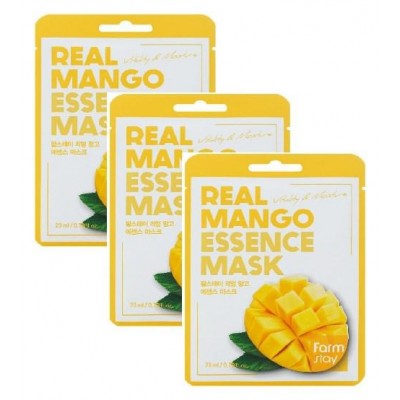 Тканевая маска с экстрактом манго FarmStay Real Mango Essence Mask 23 ml