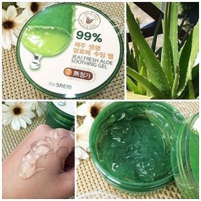 Універсальний гель з алое The Face Shop Jeju Aloe Fresh Soothing Gel, 300 мл