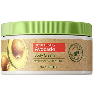 Крем для тіла The Saem Natural Daily Avocado Body Cream, 300 мл