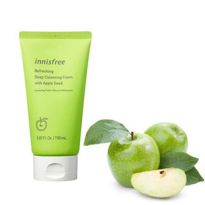 Пенка для лица с экстрактом яблока Innisfree Apple Seed Soft Cleansing Foam 150ml