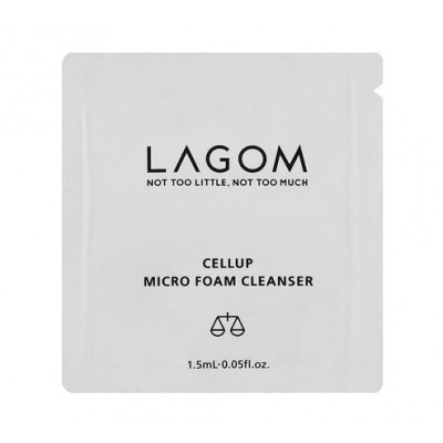 Пенка для умывания Lagom Cellup Micro Foam Cleanser 1.5ml