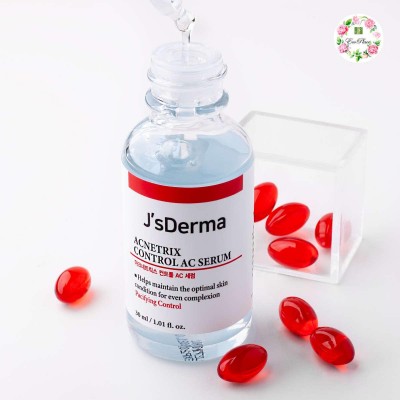 Сироватка для проблемної шкіри з цинком і ніацинамідом JsDerma Acnetrix Control AC Serum 30ml