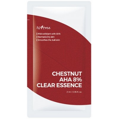 Есенція для обличчя IsNtree Chestnut AHA 8% Clear Essence, 2ml