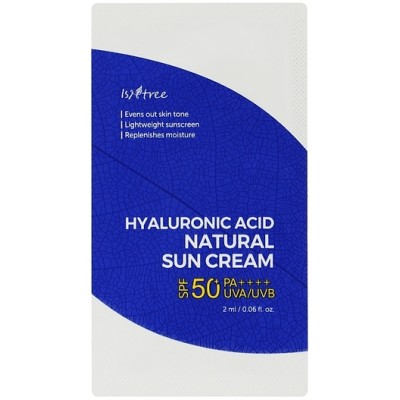 Солнцезащитный гель IsNtree Hyaluronic Acid Watery Sun Gel SPF 50+ PA++++, 2ml