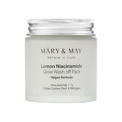 Маска для лица Mary & May Lemon Niacinamide Glow Wash Off Pack 125g