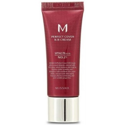 BB крем Missha M Perfect Cover BB Cream SPF42 PA++ №21 (світлий беж), 20 мл