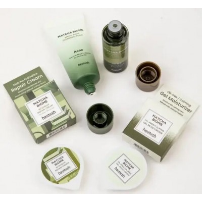 Набір мініатюр для обличчя з екстрактом матчі пробіотиками Heimish Matcha Mini Kit