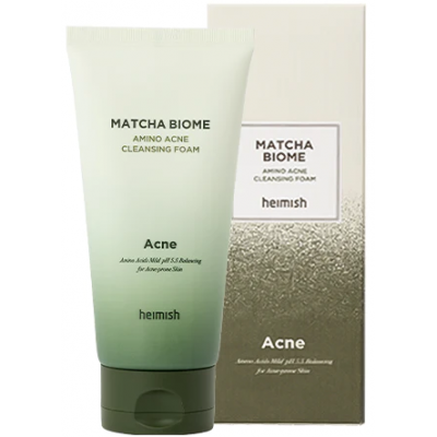 Пінка для обличчя Heimish Matcha Biome Amino Acne Cleansing Foam 150g
