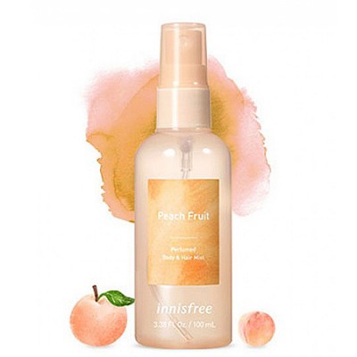 Ароматизований спрей для тіла і волосся "Персик" Innisfree Perfumed Body & Hair Mist Peach Fruit 100ml