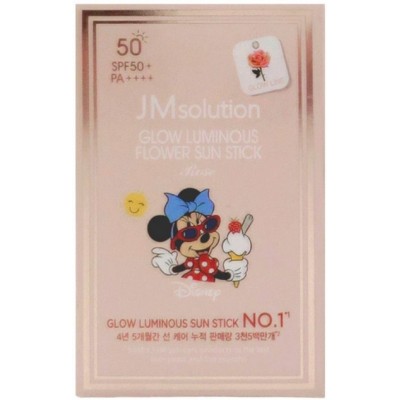 Сонцезахисний стік з рожевою водою JM Solution Glow Luminous Flower Sun Stick Rose X Disney Mini 21g