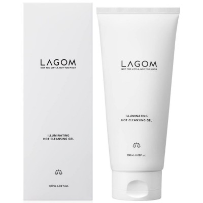 Очищуючий і освітлюючий гарячий гель для обличчя Lagom Illuminating Hot Cleansing Gel, 180ml