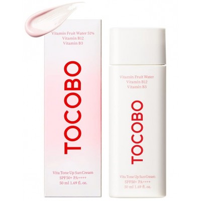 Солнцезащитный крем Tocobo Vita Tone Up Sun Cream SPF50+ PA++++, 50ml