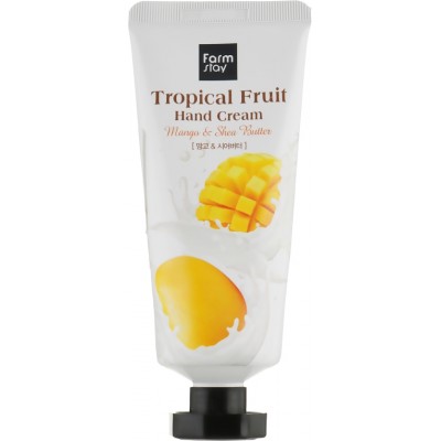 Крем для рук FarmStay Tropical Fruit Hand Cream Mango & Shea Butter, 50ml