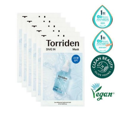 Тканинна маска для обличчя з гіалуроновою кислотою Torriden Renew Dive In Low molecule Hyaluronic acid Mask Pack, 1шт