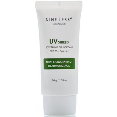 Солнцезащитный крем Nine Less Essentials UV Shield Soothing Sun Cream SPF 50+ PA++++ 50g