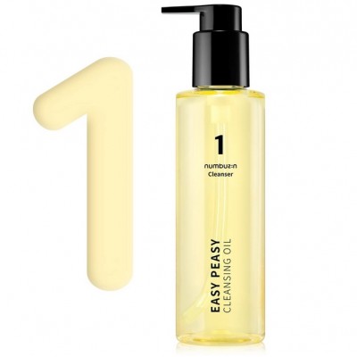 Гидрофильное масло для снятия макияжа Numbuzin No.1 Easy Peasy Cleansing Oil 200ml