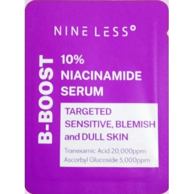 Сыворотка для лица Nine Less B-Boost 10% Niacinamide Serum Sample, 2ml