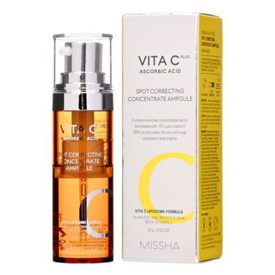 Сыворотка-концентрат для лица с витамином С Missha Vita C Plus Spot Correcting Concentrate Ampoule 15g