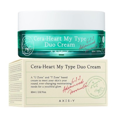 Двойной крем для T-зоны + U-зоны AXIS-Y Cera- Heart My Type Duo Cream 60ml