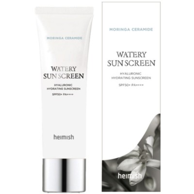 Зволожуючий сонцезахисний крем Heimish Moringa Ceramide Hyaluronic Acid Hydrating Watery Sunscreen 50ml 