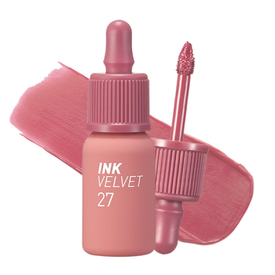 Матовый тинт для губ Peripera Ink Velvet 027 Strawberry Nude 4g