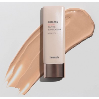 Сяючий сонцезахисний крем з тинтом Heimish Artless Glow Tinted Sunscreen Shine Beige SPF50+ PA+++ 40ml 