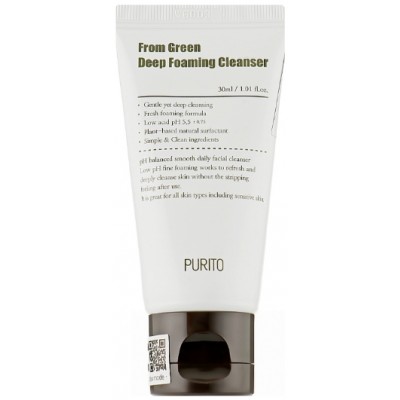 Пенка для лица Purito From Green Deep Foaming Cleanser 30ml