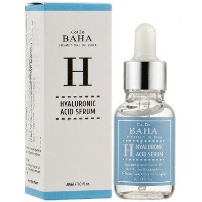Сыворотка для лица с гиалуроновой кислотой Cos De BAHA H Hyaluronic Acid 1% Serum 30ml