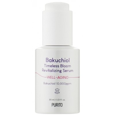 Восстанавливающая сыворотка для лица с бакучиолом Purito Bakuchiol Timeless Bloom Revitalizing Serum, 30ml